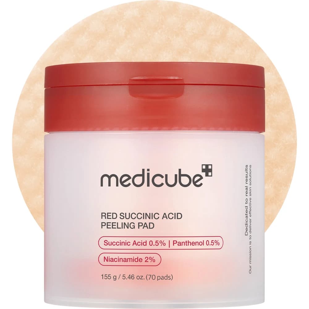 medicube Toner Pads Red Succinic Acid Panthenol (70 Pads)