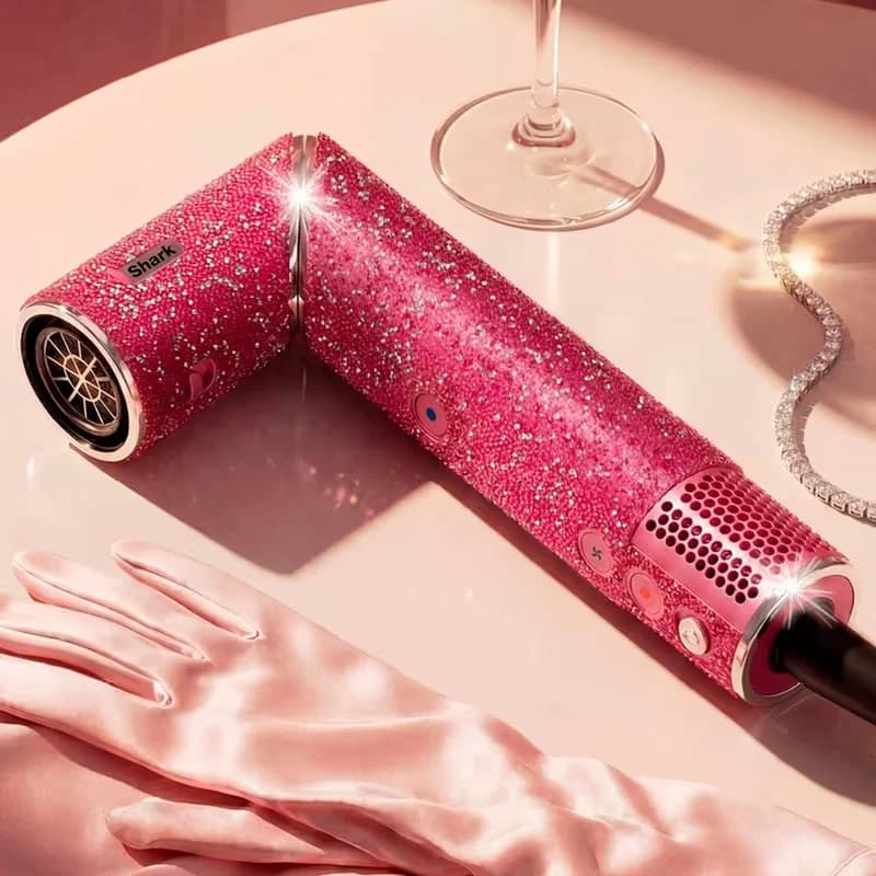 Shark FlexStyle x Marilyn Monroe Air Styling & Drying System, Pink Sparkle (HD449PK1 Ltd. Edition)